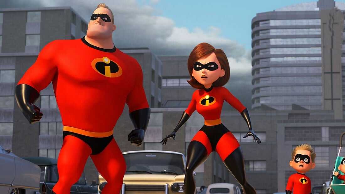 Mr Incredible and Elastigirl (The Incredibles Franchise Films)